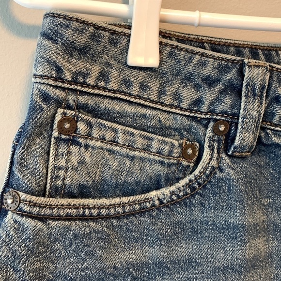 Free People We The Free Denim Mini Skirt - Picture 3 of 10